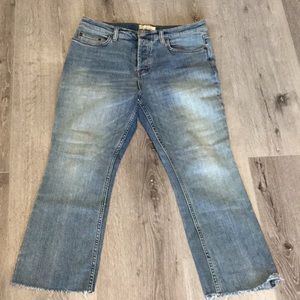 FREE PEOPLE BUTTON FLY JEANS